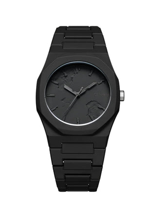 D1 Milano Crushed 40.5 mm Black PCBJ39