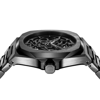 D1 Milano Skeleton Bracelet 41.5 mm Gun Metal SKBJ11