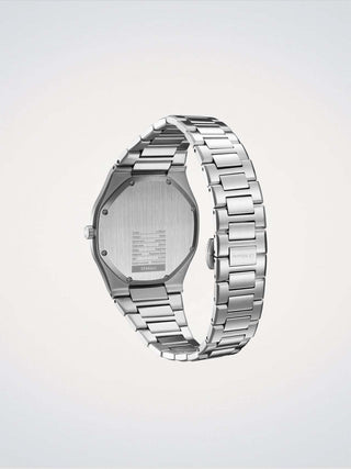 D1 Milano Groovy Black 39 mm Silver UHBJ01
