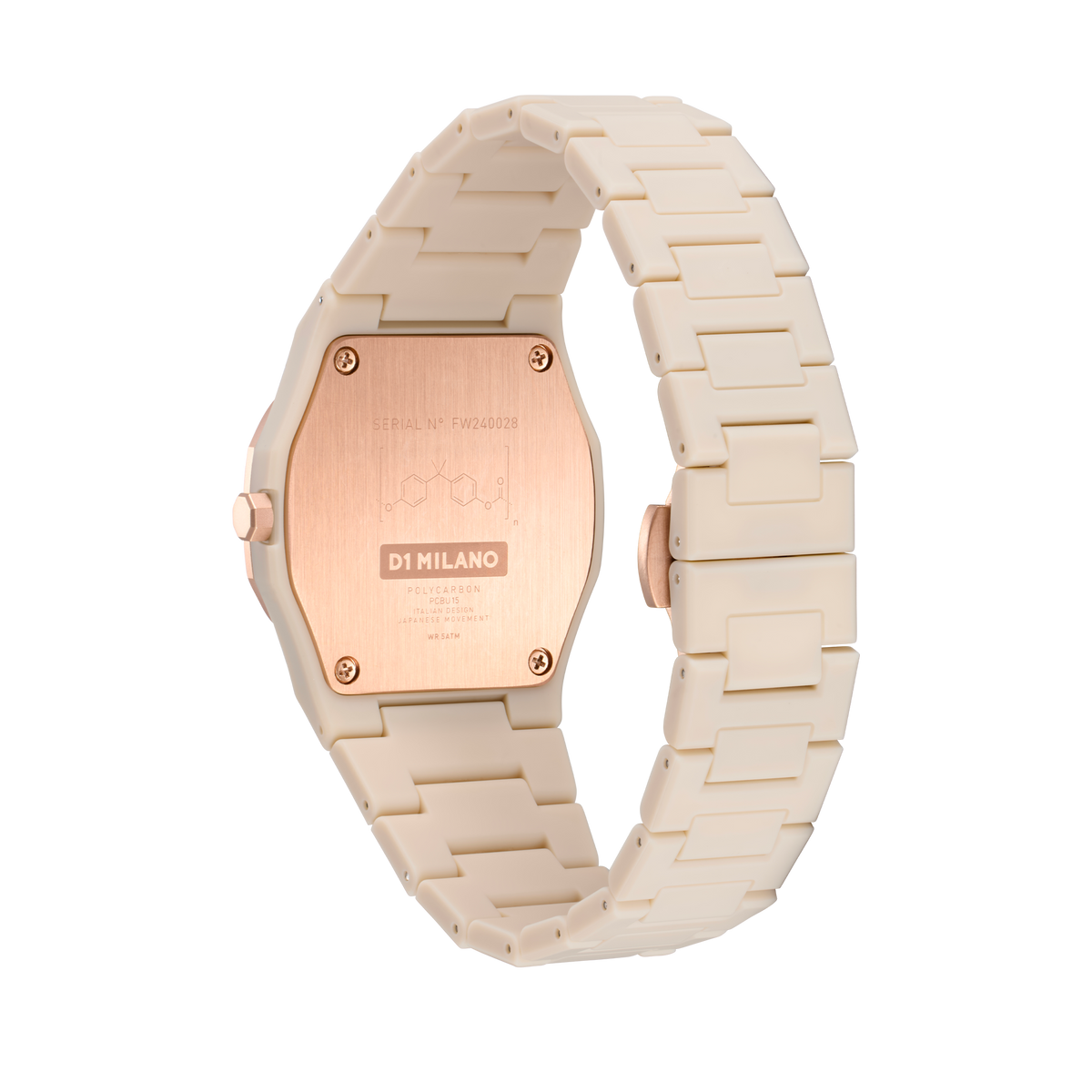 D1 Milano Polycarbon Bracelet 37 mm Akebia Mesh PCBU15