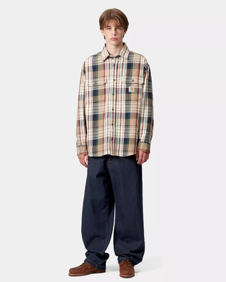 Carhartt WIP Landon Pant Rinsed Robertson Blue