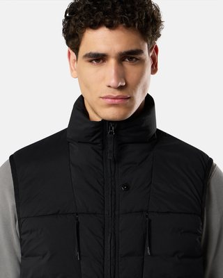 Stone Island G100004 SEAMLESS TUNNEL NYLON DOWN-TC Vest Black