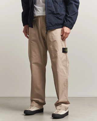 Stone Island 3100008 MERCERISED ORGANIC COTTON RIPSTOP Chino Pants Beige