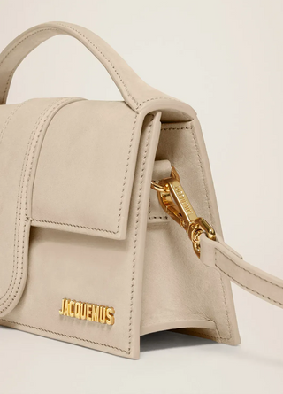 Jacquemus 'Le Grand Bambino' Leather Crossbody Handbag Dark Beige