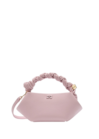 Ganni Mini Bou Bag Grained Chalk Pink