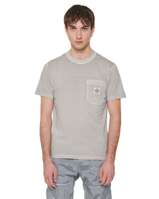 Stone Island 21957 Logo T-shirt Grey