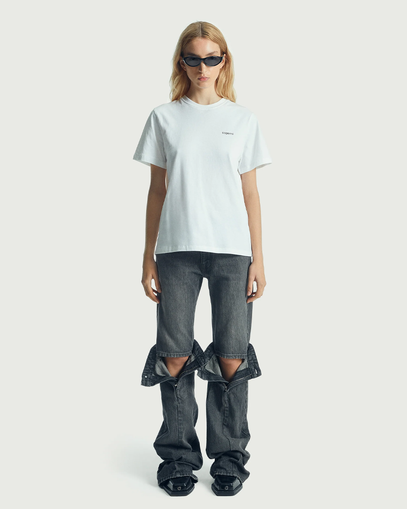 Coperni Logo Boxy T-Shirt White