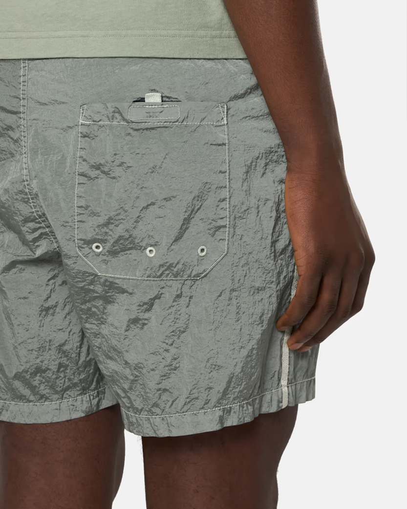 Stone Island B100006 Nylon Metal Short Swim Trunks Green