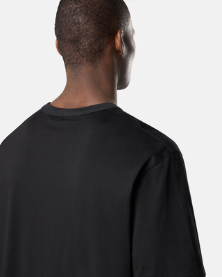 Stone Island 2100038 TEXTURED MERCERIZED COTTON JERSEY T-Shirt Black