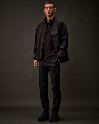 C.P. Company Metropolis Series Stretch Piquet Polo Black 19CLPL027A005263W