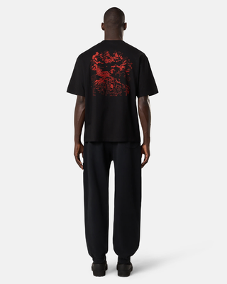 Stone Island 6200004 Brushed Organic Cotton Fleece Pants Black
