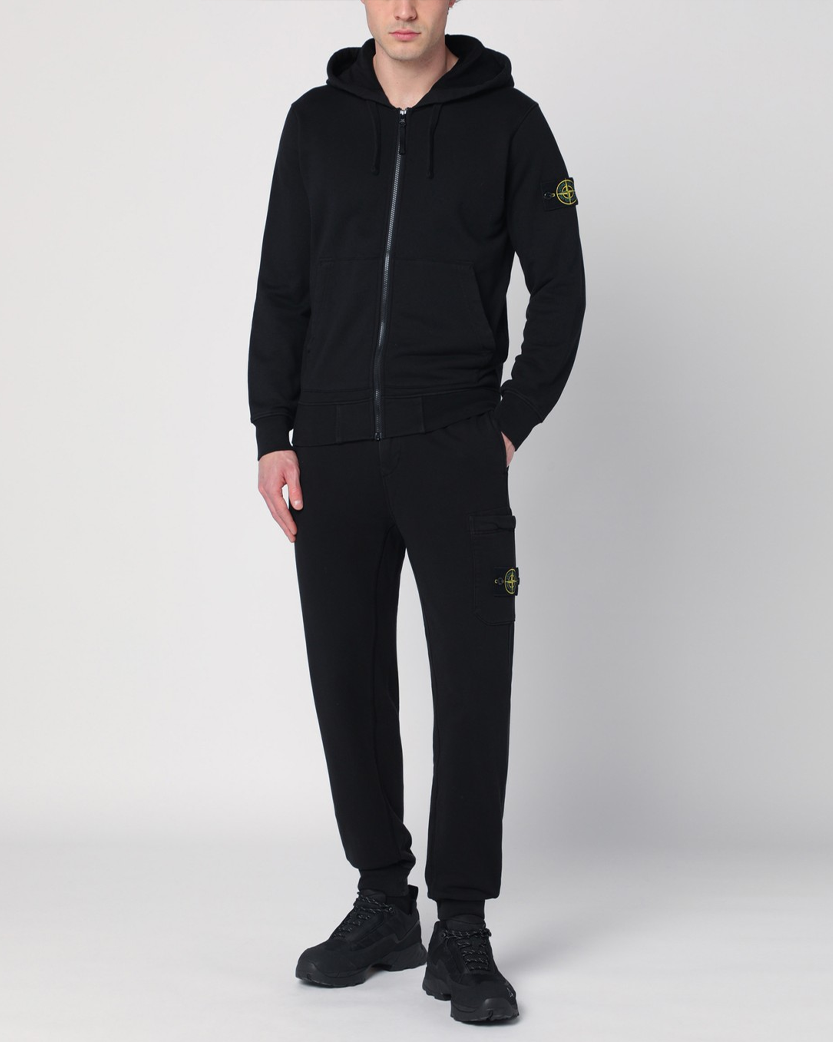 Stone Island 6200644 Organic Cotton Jogger Pants Black