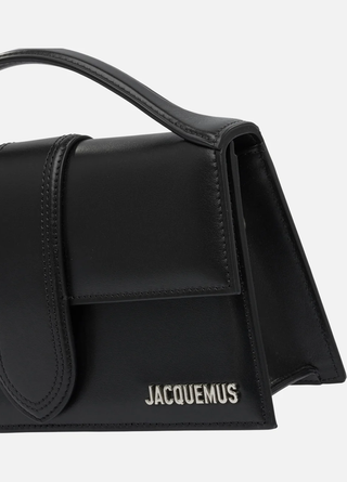 Jacquemus 'Le Grand Bambino' Leather Crossbody Handbag Black Silver