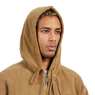 Carhartt WIP Hooded Vista Zip Jacket Garment Dyed Buffalo