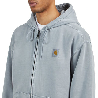 Carhartt WIP Hooded Vista Zip Jacket Garment Dyed Mirror Gray