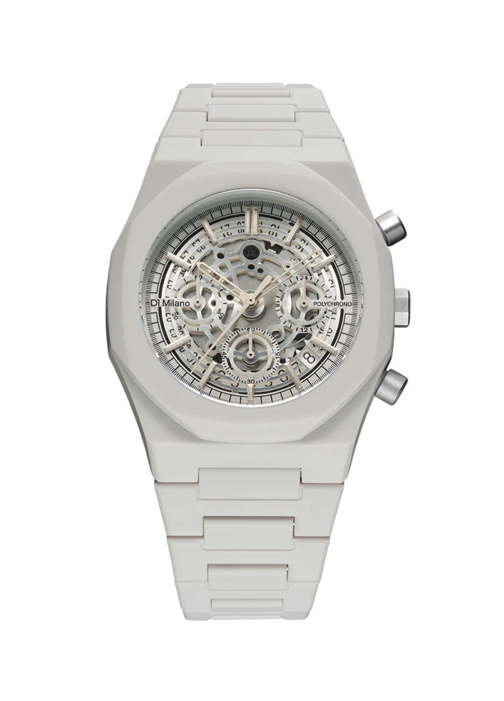 D1 Milano Polychrono Bracelet 40.5 mm Model L Light Grey PHBJ11