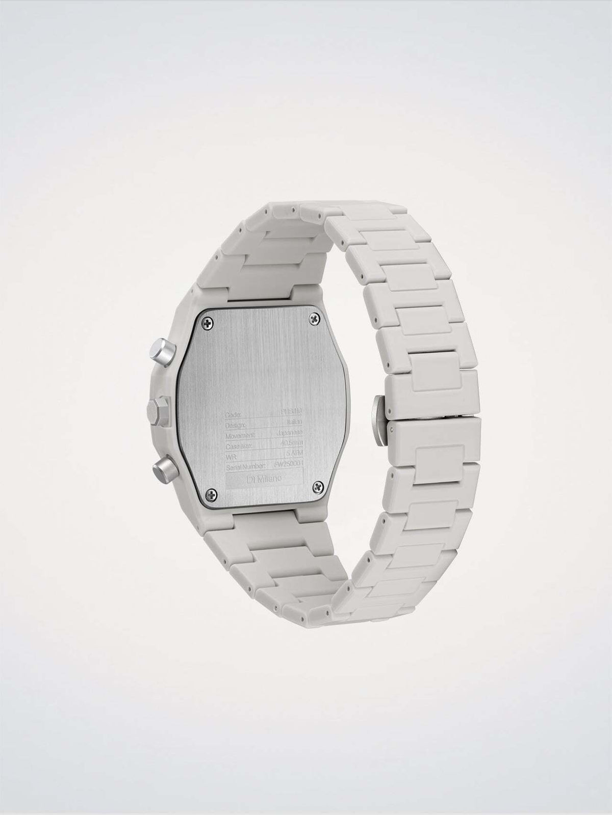D1 Milano Polychrono Bracelet 40.5 mm Model L Light Grey PHBJ11