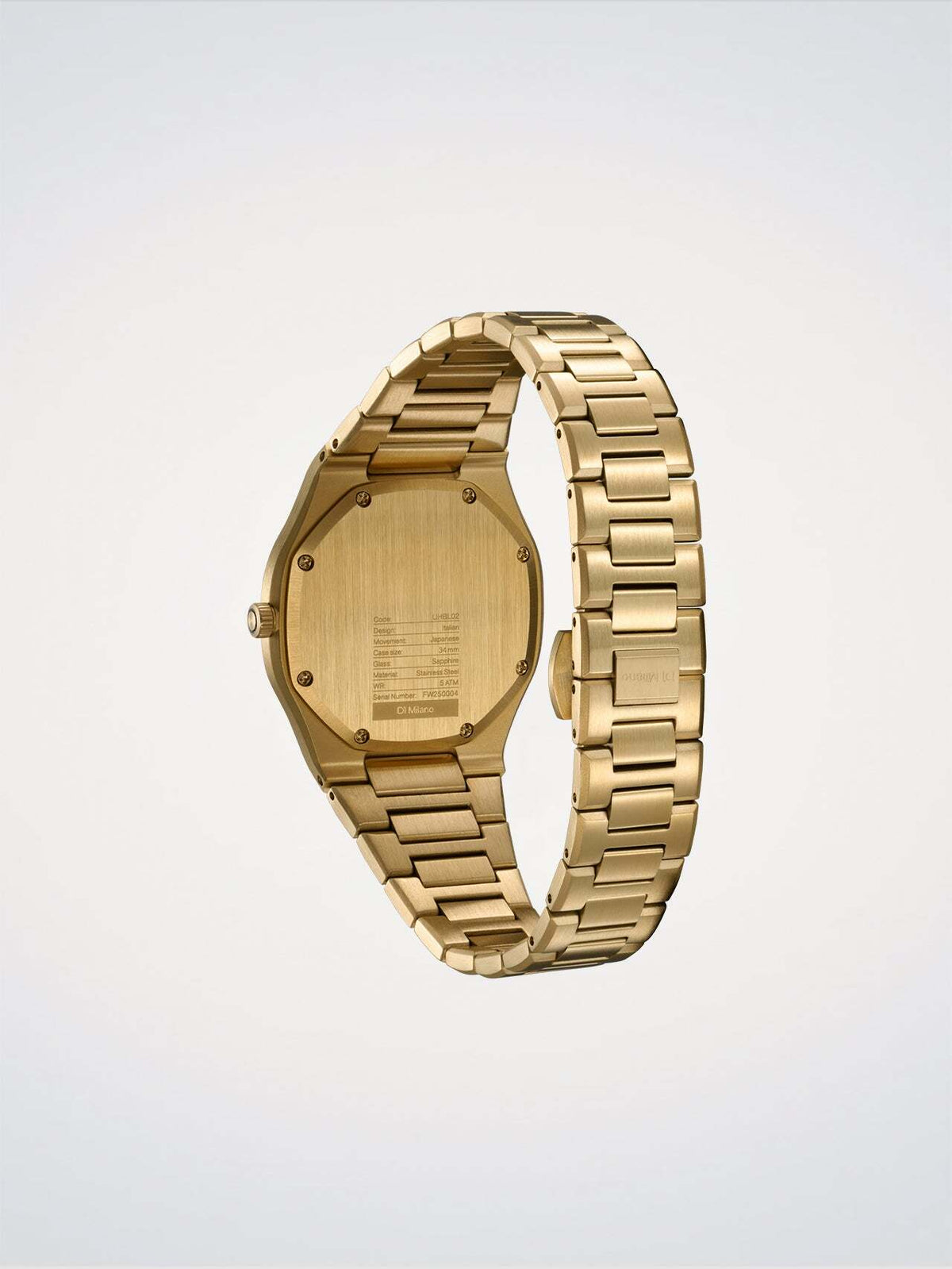 D1 Milano Gold Mellow 34 mm Gold UHBL02