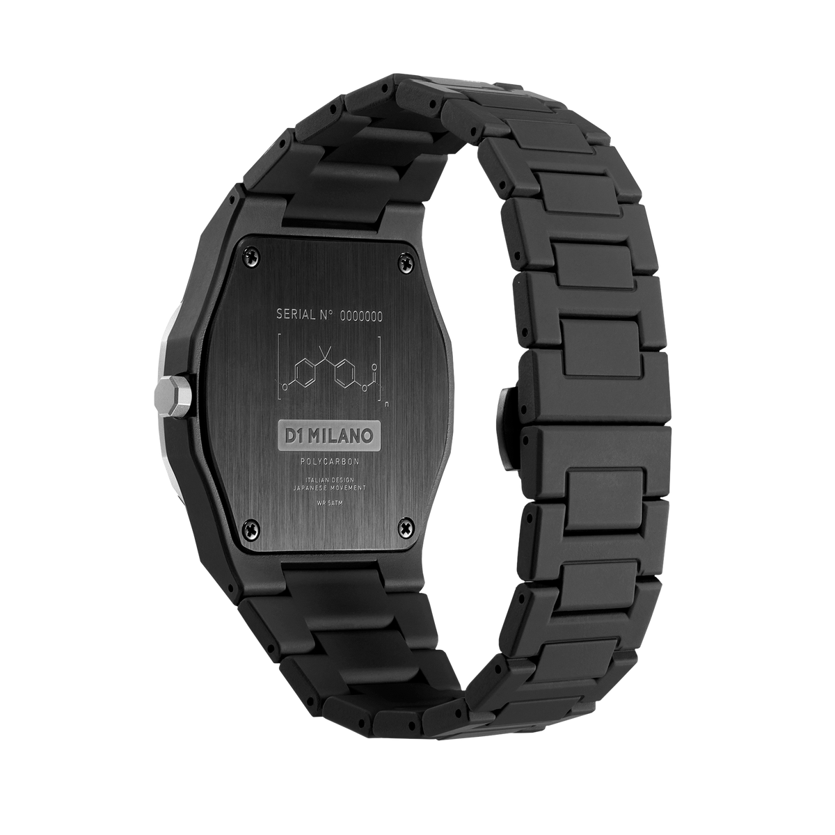 D1 Milano Polycarbon Bracelet 40.5 mm Moonglade PCBJ14