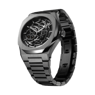 D1 Milano Skeleton Bracelet 41.5 mm Gun Metal SKBJ11