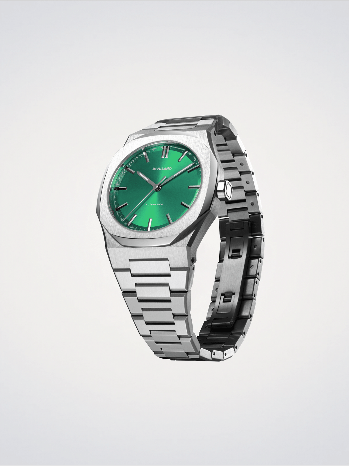 D1 Milano Green Code 36 mm Silver ATBU05