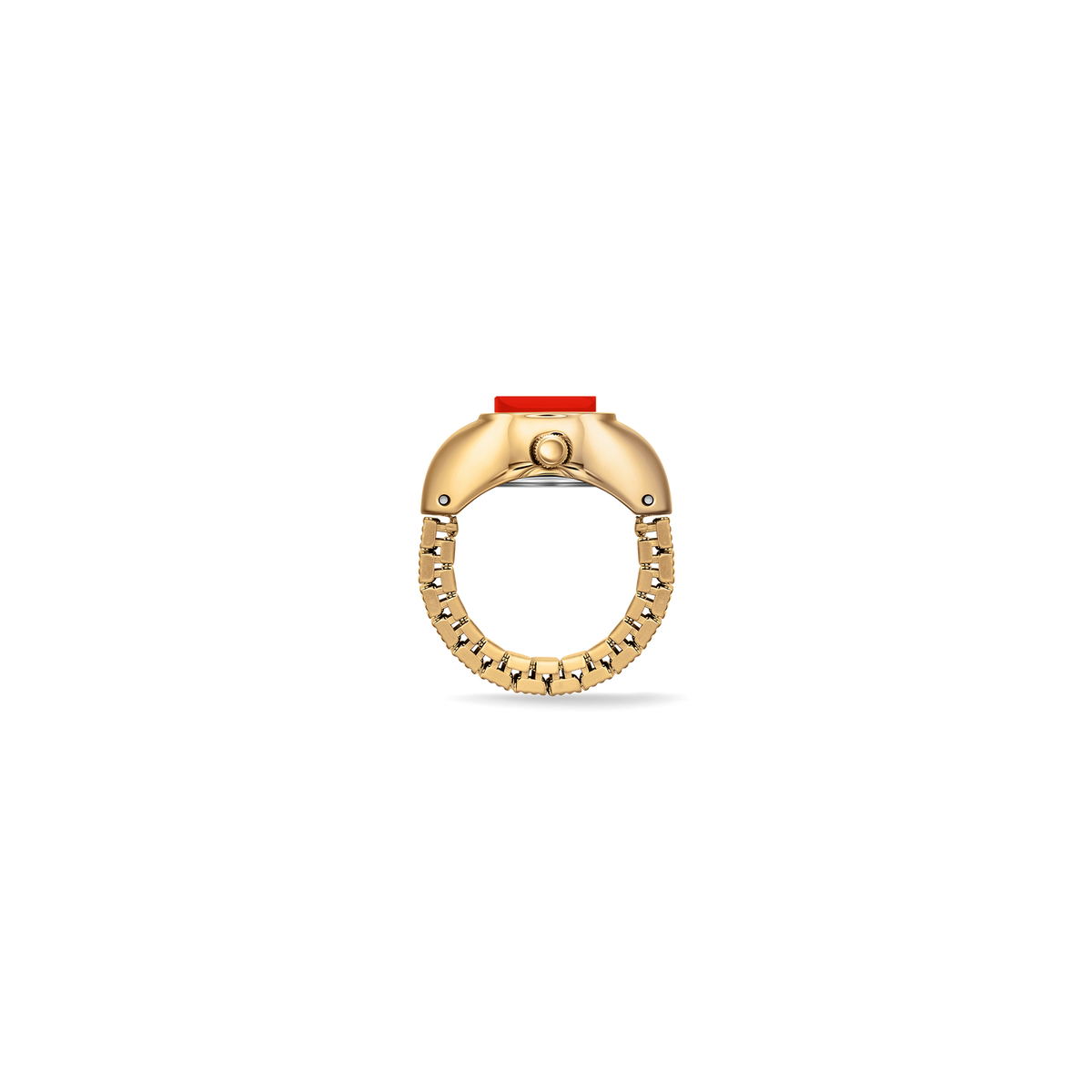Breda Nocturne Time Ring Deep Gold/Flame 1755C