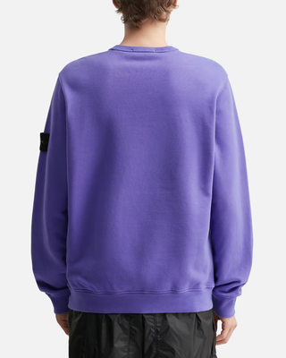 Stone Island 6100028 BRUSHED ORGANIC COTTON FLEECE Sweatshirt Lavender