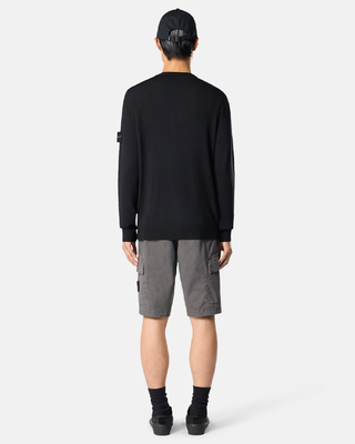 Stone Island 5100071 LIGHT PURE RWS WOOL Sweater Black