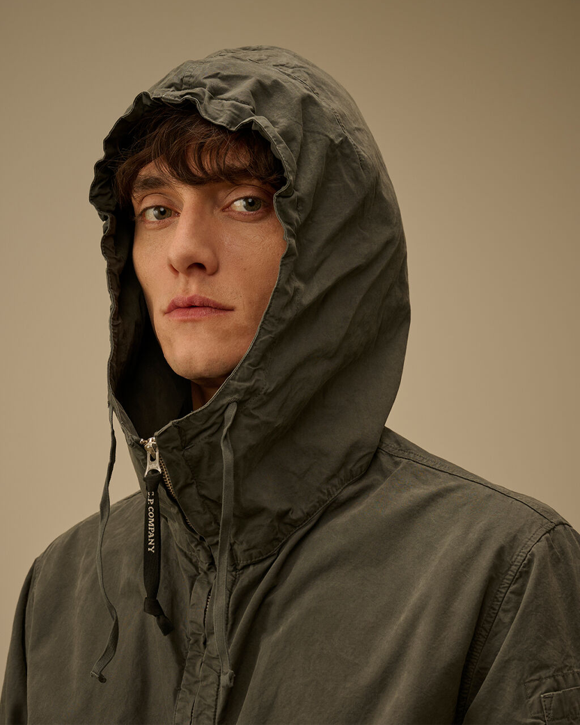 C.P. Company Micro-Reps Hooded Lens Jacket Gunmetal Grey 20CMOW075A110324G