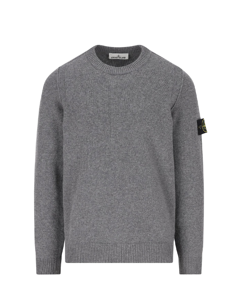 Stone Island 5100072 LAMBSWOOL Sweater Grey