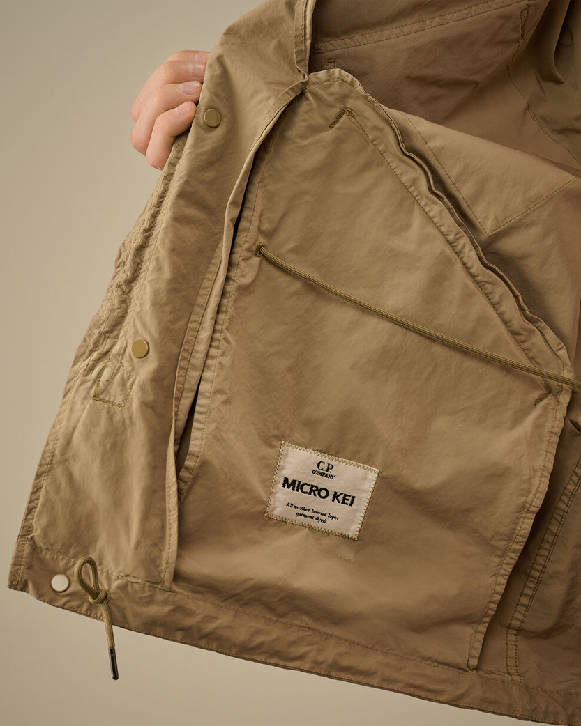 C.P. Company Micro Kei Goggle Jacket Beige 18CMOW220A110336G