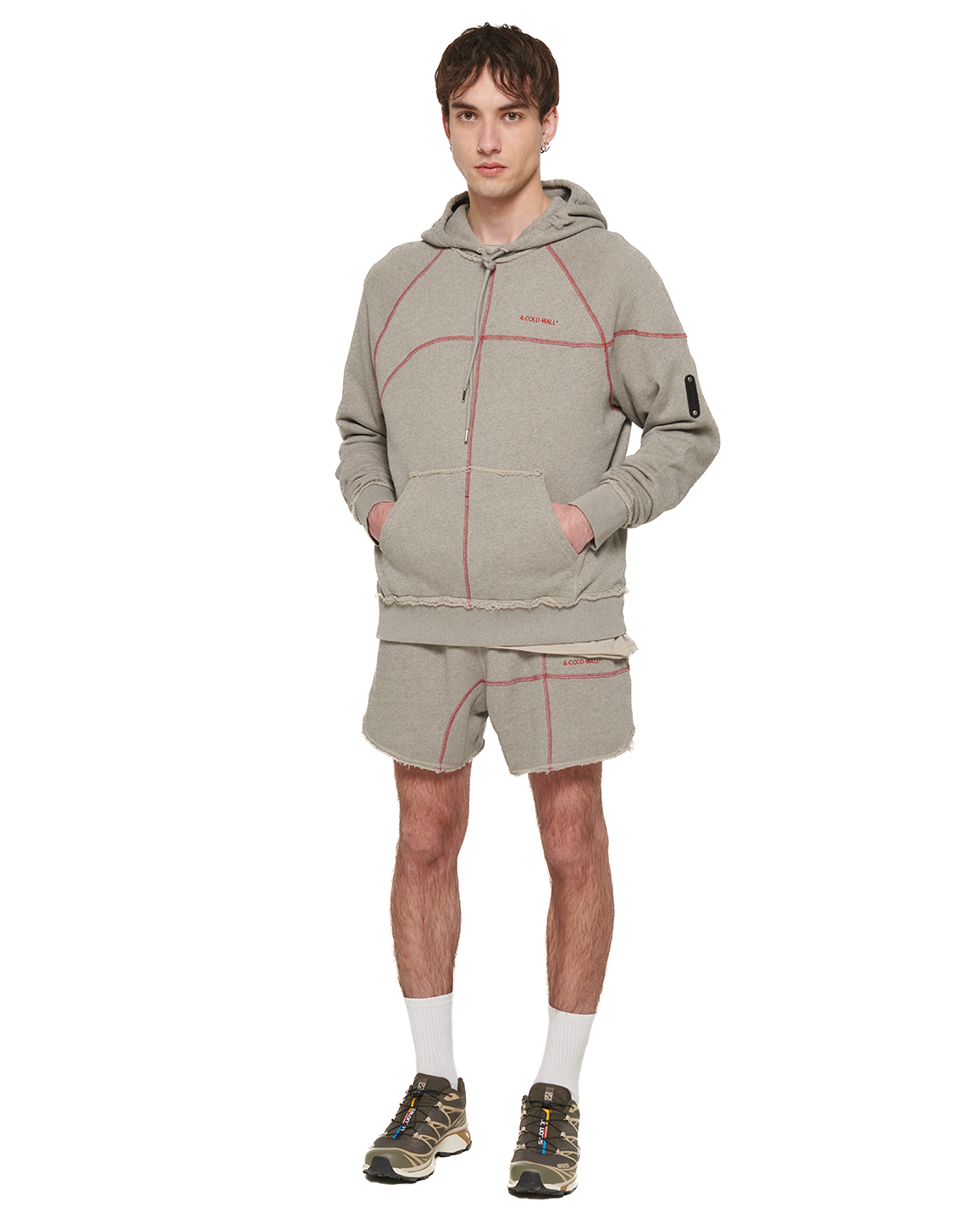 A-Cold-Wall SS24 Intersect Sweatshort Cement