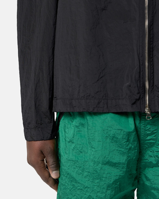 Stone Island 1200038 NYLON METAL IN ECONYL® Zip Overshirt Black
