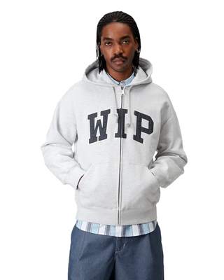 Carhartt WIP 'WIP' Zip Hoodie Ash Grey