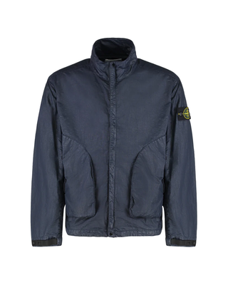 Stone Island 4100067 Organic Look Nylon PANAMA-TC Jacket Navy Blue