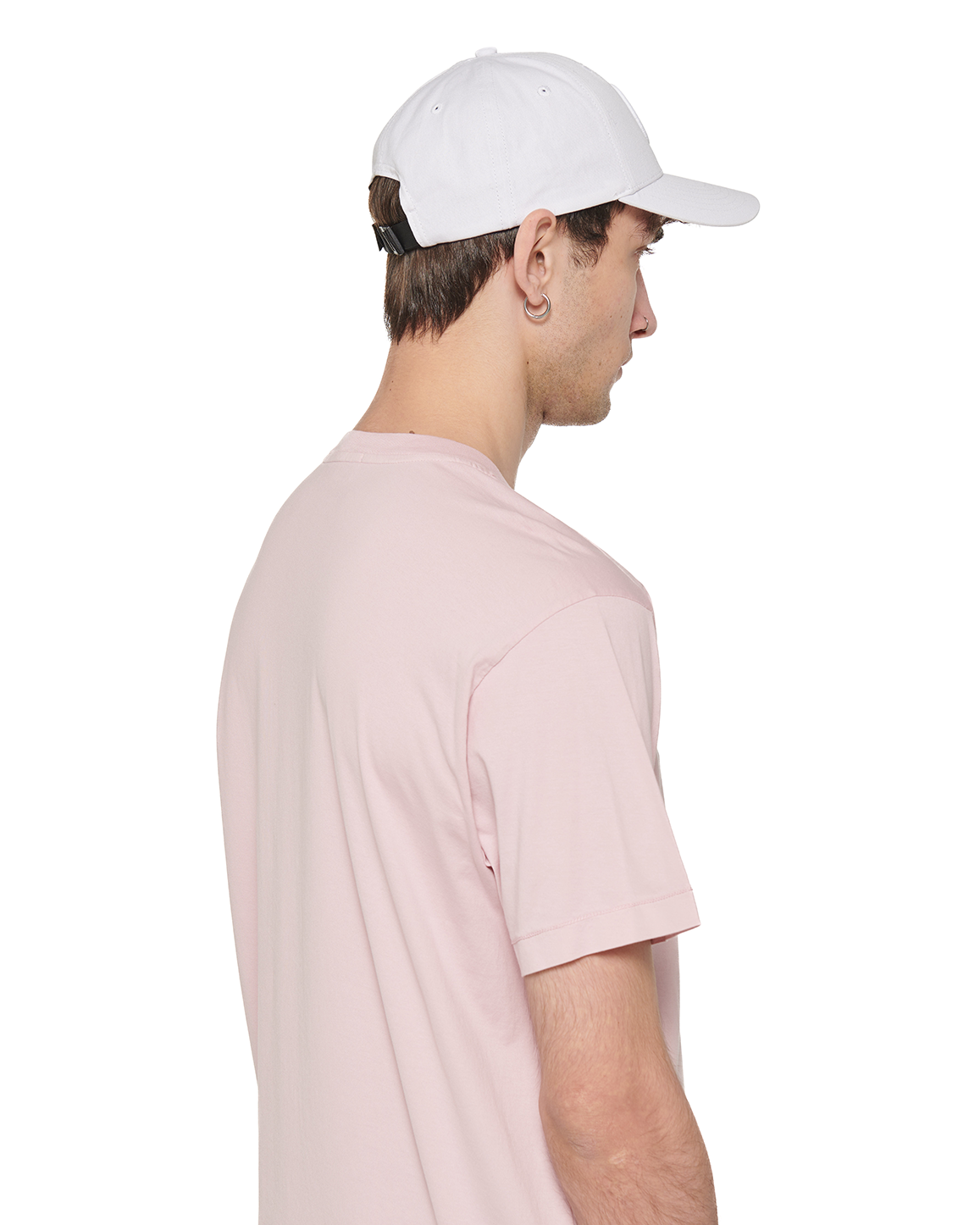 Stone Island 99661 Logo Embroidery Cap White