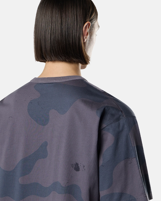 Stone Island 2100016 STRUCTURED MERCERISED JERSEY T-Shirt Blue Grey