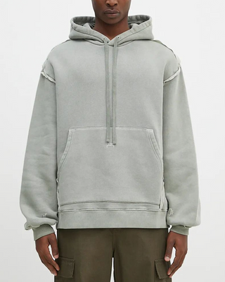 A-Cold-Wall Facade Hoodie Grey Green