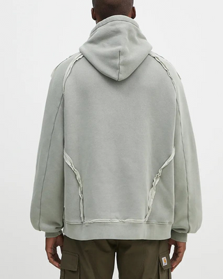 A-Cold-Wall Facade Hoodie Grey Green