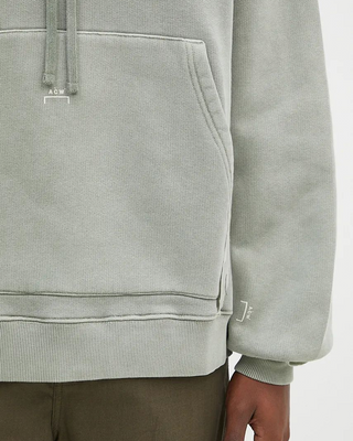 A-Cold-Wall Facade Hoodie Grey Green