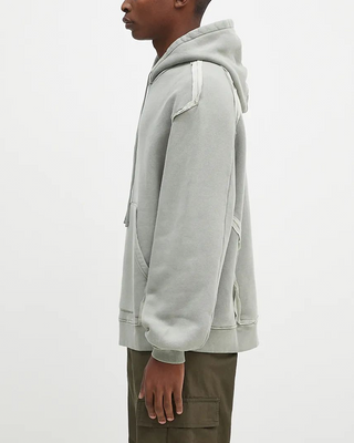 A-Cold-Wall Facade Hoodie Grey Green