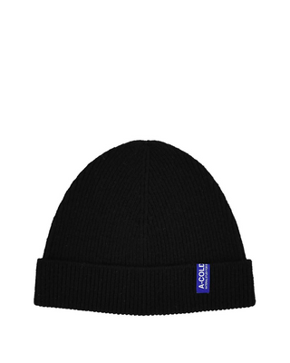 A-Cold-Wall Ribbed Structure Beanie Black