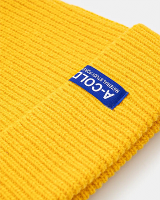 A-Cold-Wall Ribbed Structure Beanie Yellow