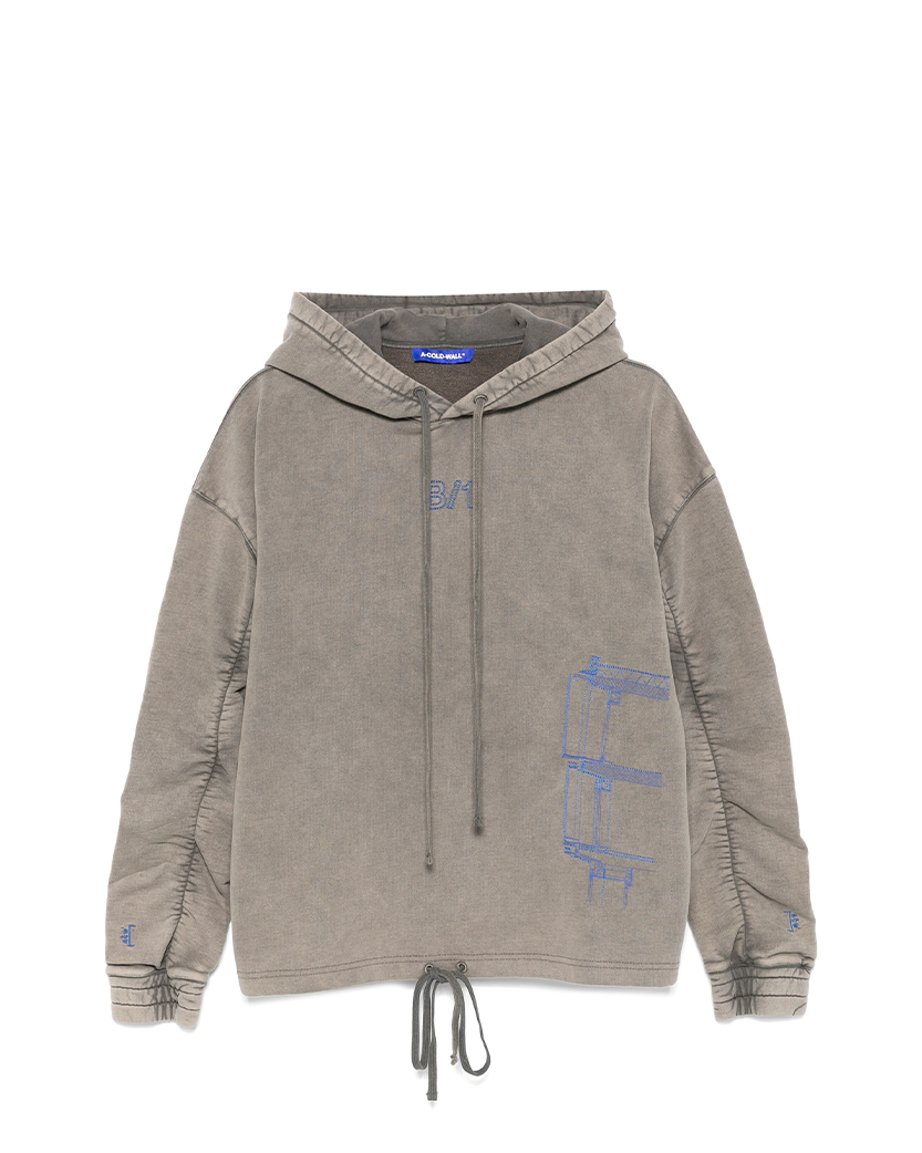 A-Cold-Wall Shroud Hoodie Black