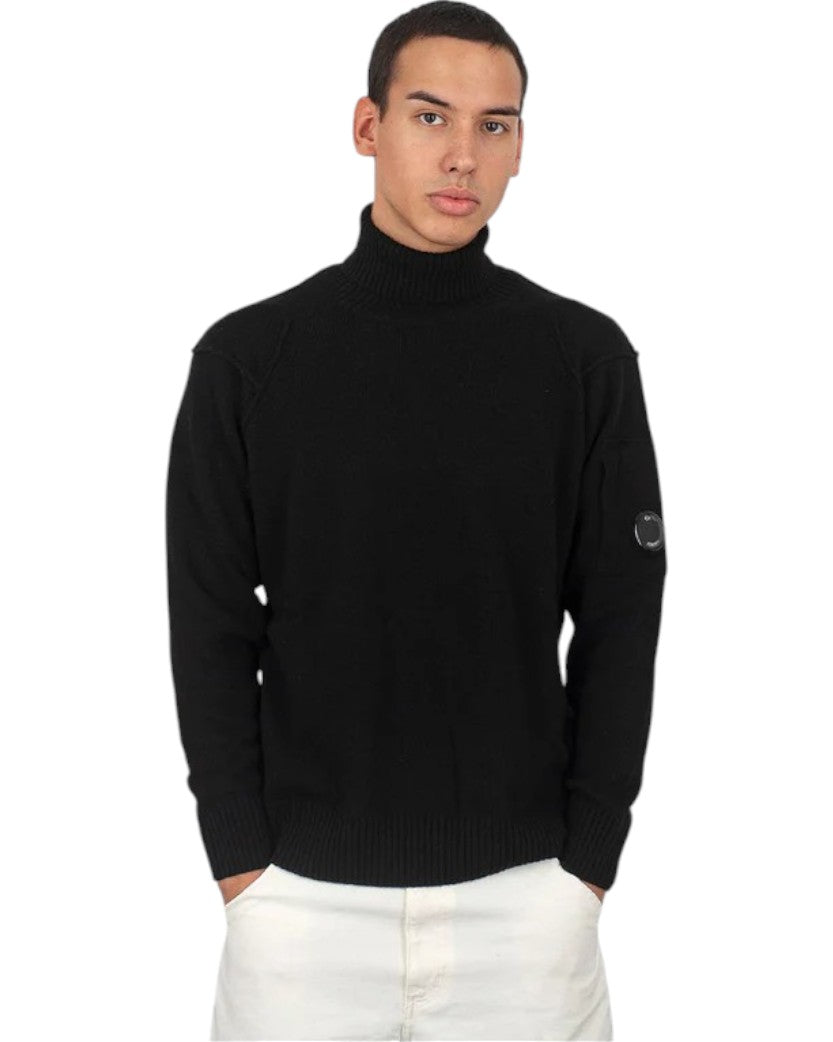 C.P. Company Logo Badge Sweater Black