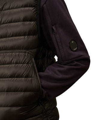 C.P. Company D.D Shell Goggle Down Vest Black