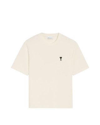 Ami Paris ADC Boxy Fit T-shirt Blanc Creme