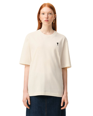 Ami Paris ADC Boxy Fit T-shirt Blanc Creme