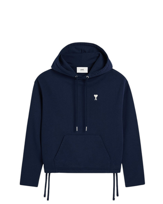 Ami Paris ADC Hoodie Navy Blue