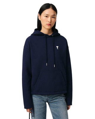 Ami Paris ADC Hoodie Navy Blue